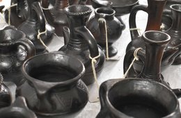 Sogenannte schwarze Keramik, Äthiopien, vor 1986